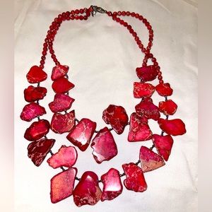 Pink Rock Necklace